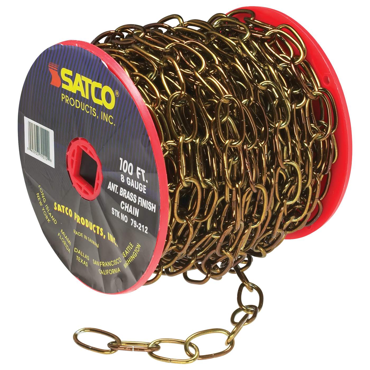 100' REEL CHAIN ANT BR 8 GAUGE - 79-212