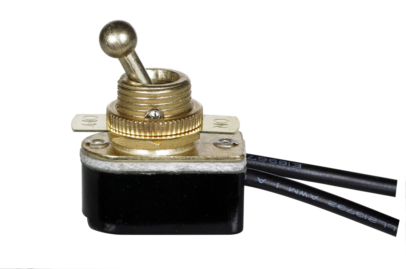 BRASS ON-OFF TOOGLE SWITCH - 80-1767