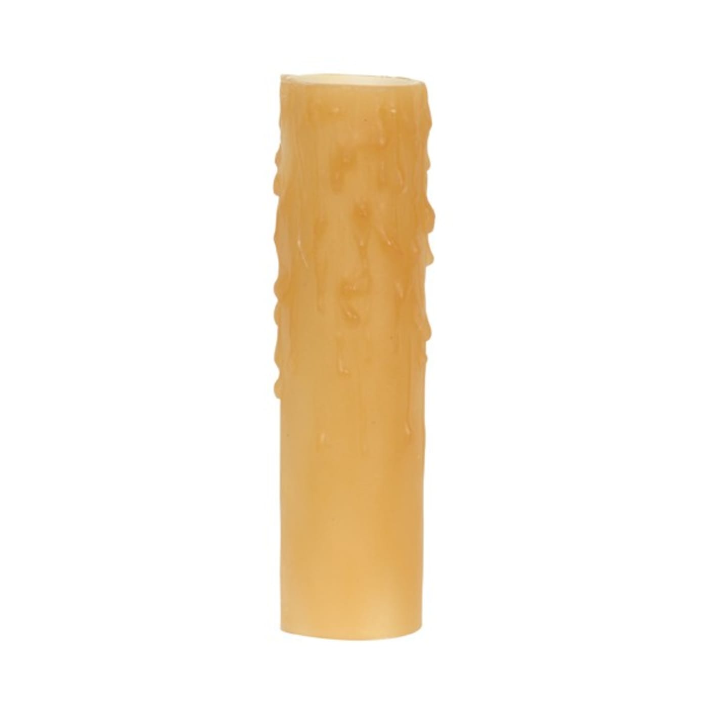4" AMBER BEES WAX CANDLE COVER - 80-1976