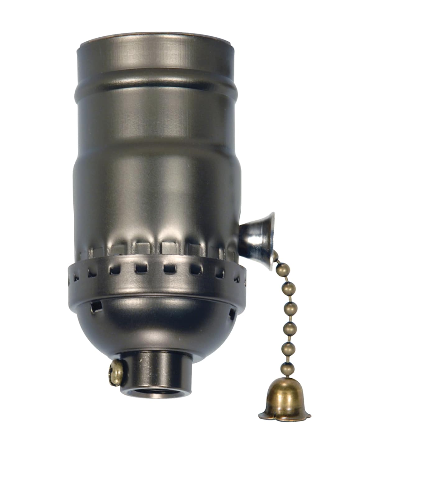 REG ANT BRASS PULL CHAIN SKT - 80-2316