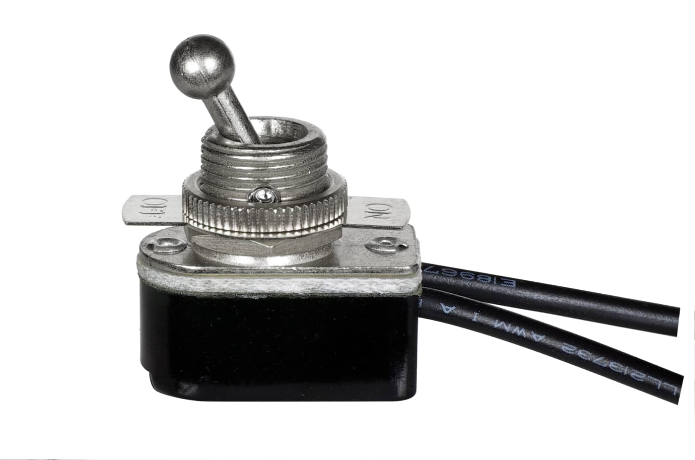 NICKEL ON/OFF TOGGLE SWITCH - 80-2317