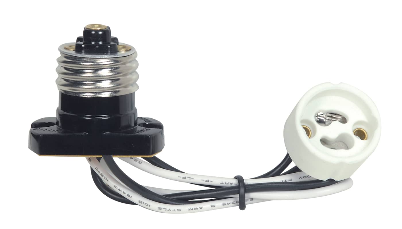 E26 FLANGED ADAPTER TO GU10 - 80-2368