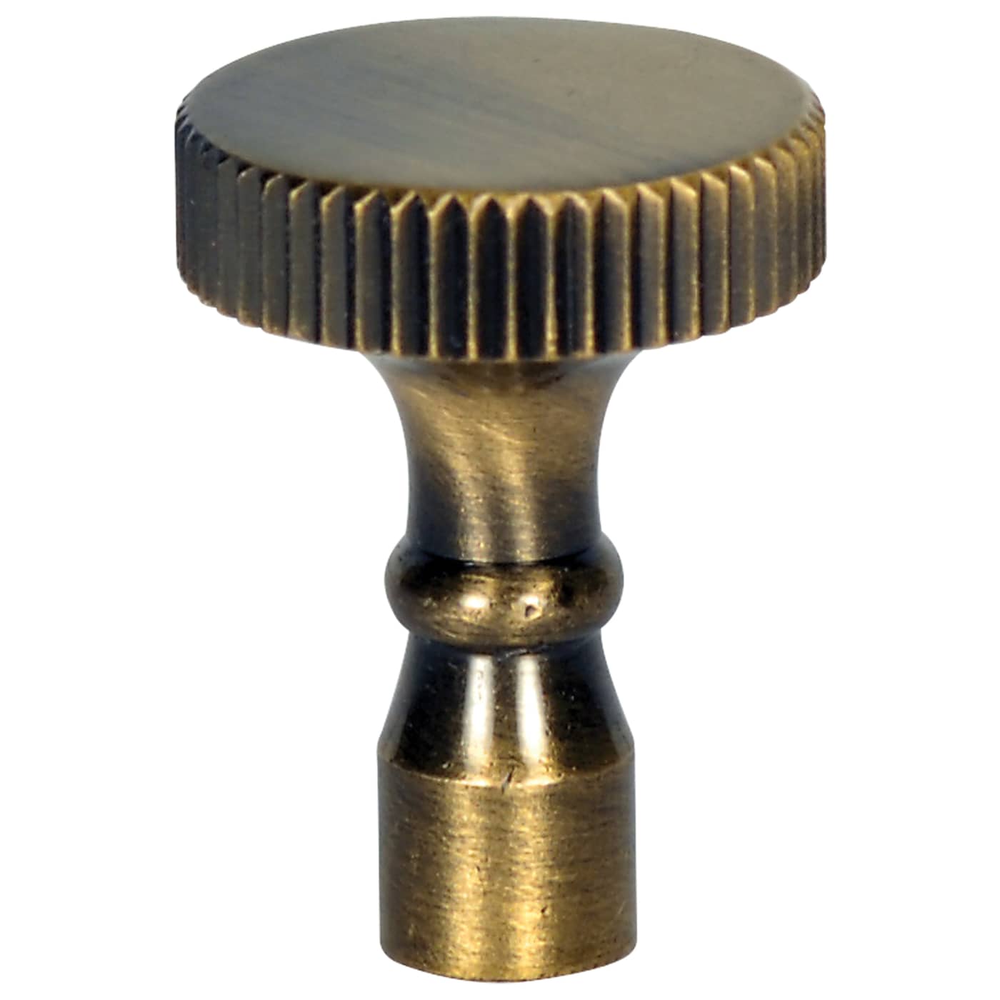 REG ANTIQUE BRASS TURN KNOB - 80-2404