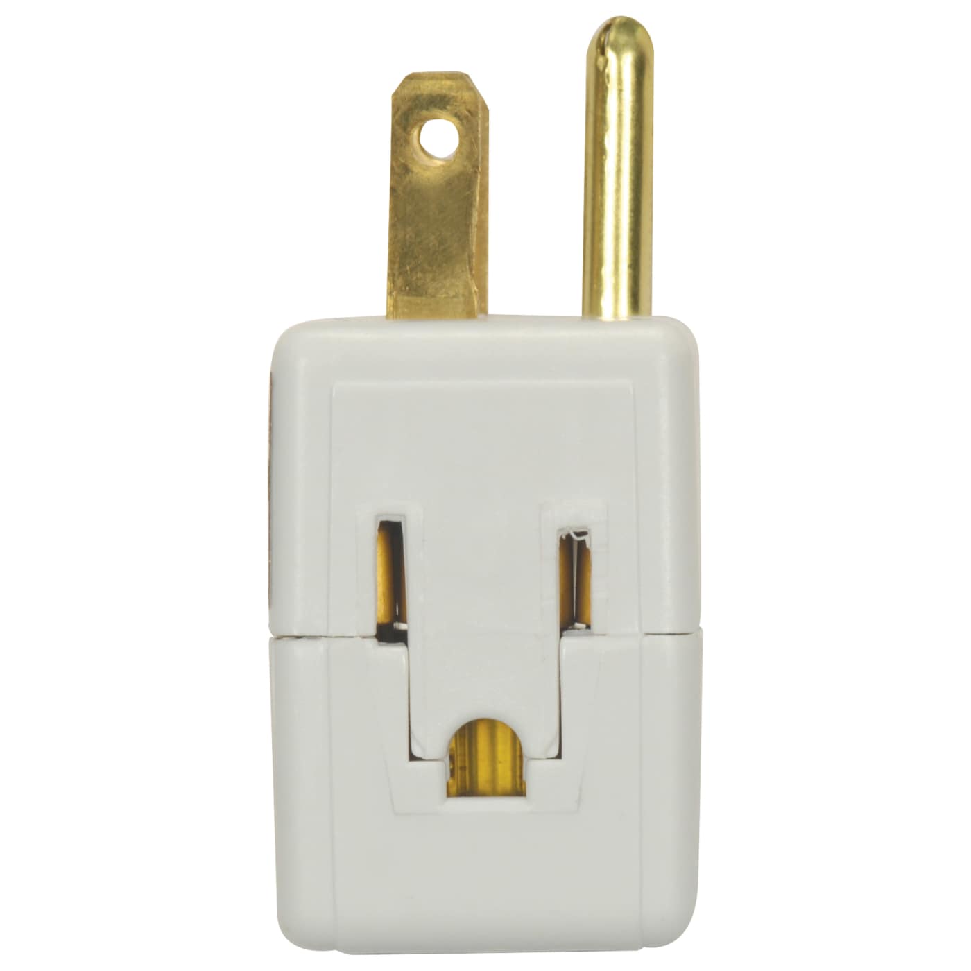 WHITE TRIPLE CUBE TAP 3 PRONG - 80-2411