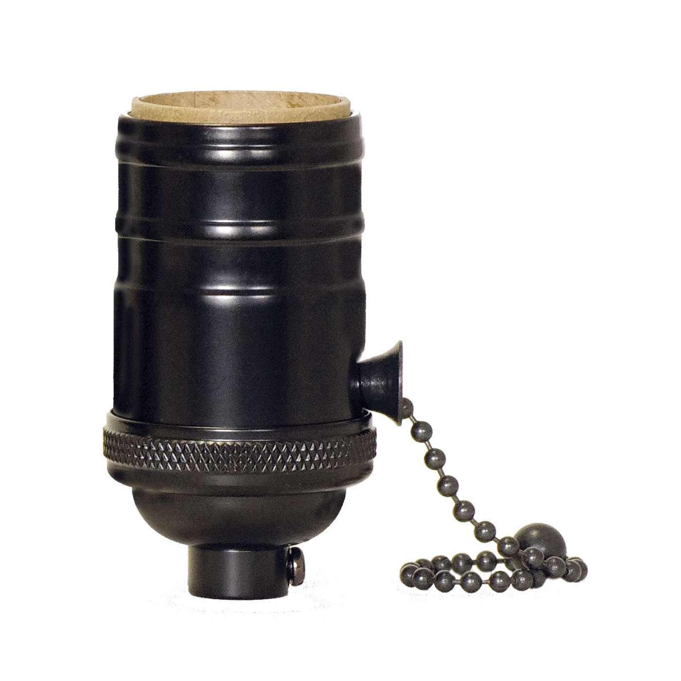 4 PC BLACK ON-OFF PULL CHAIN - 80-2509