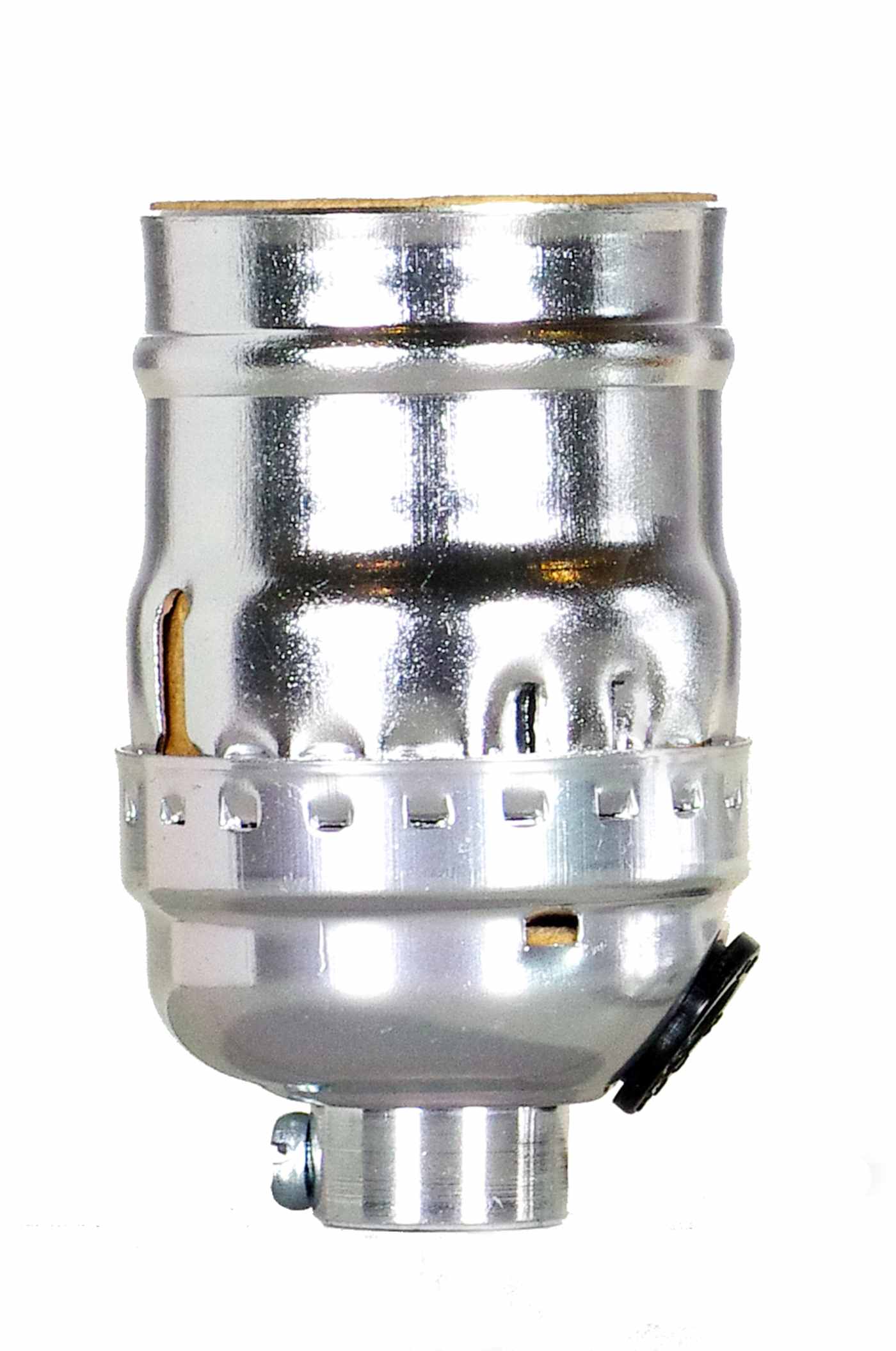 NICKEL KEYLESS SOCKET W/SIDE- - 80-2531