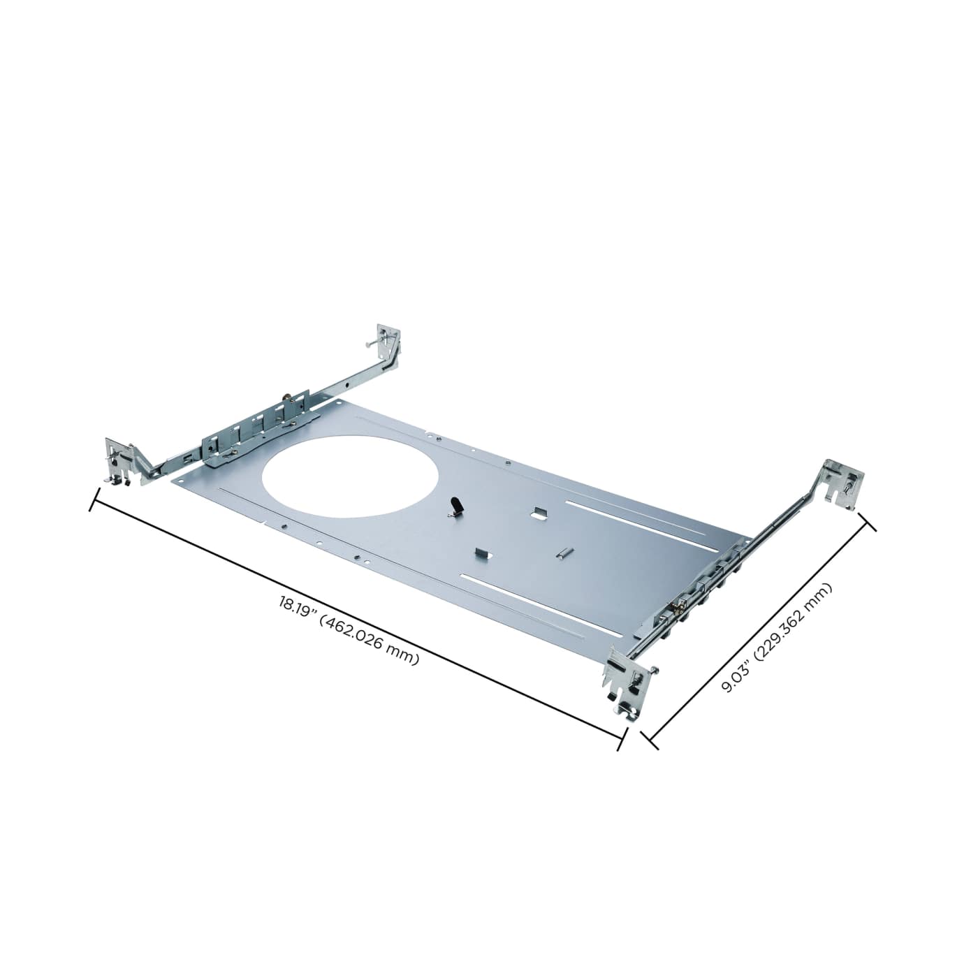 DL NC PLATE 6" RD HANG BARS - 80-944