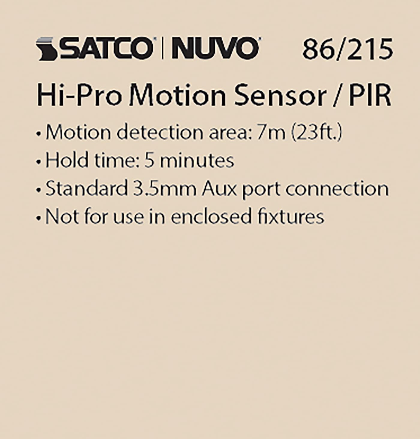 LED PIR SENSOR - 86-215