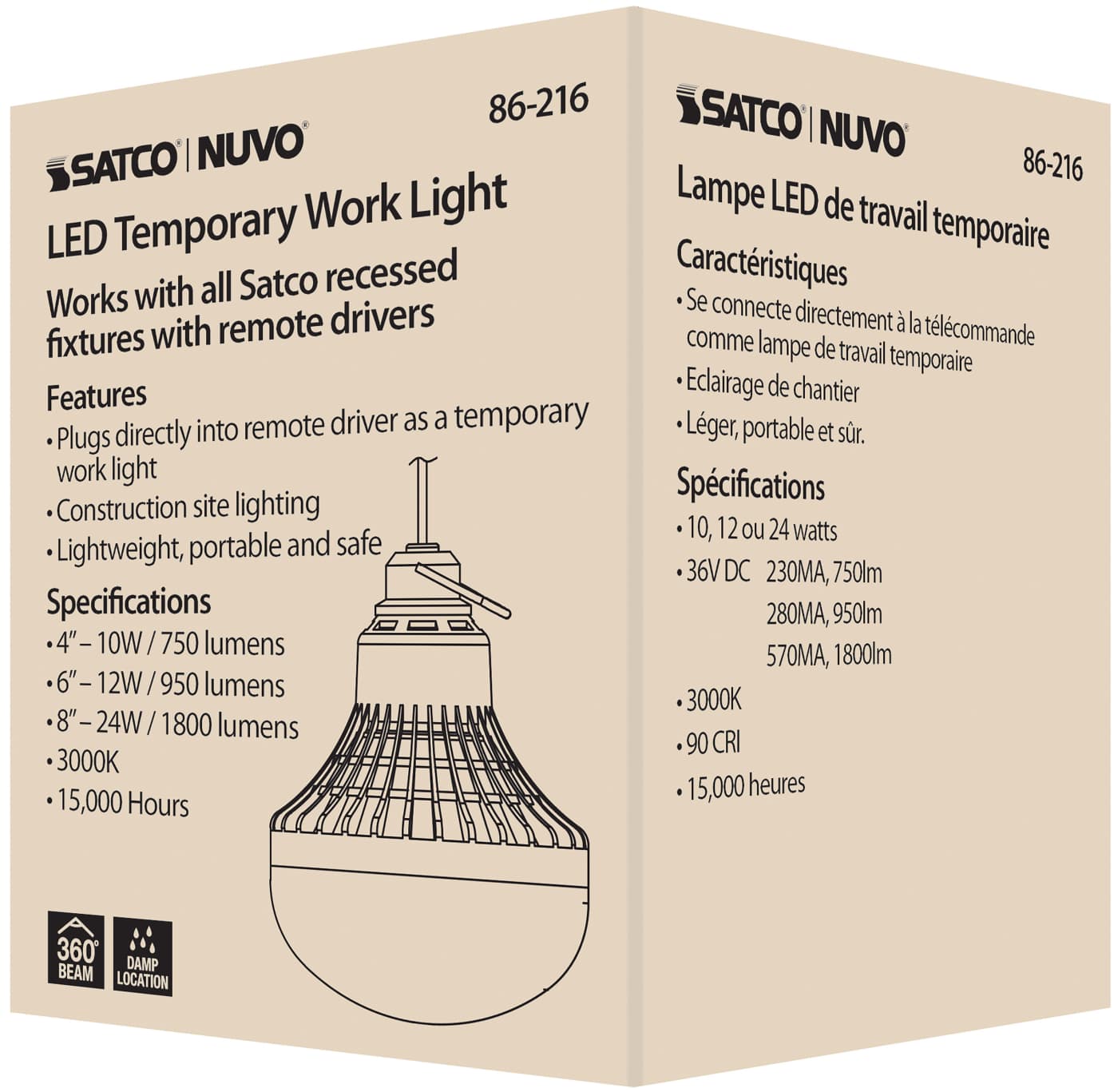 REMOTE DRIVER TEMP LIGHT - 86-216