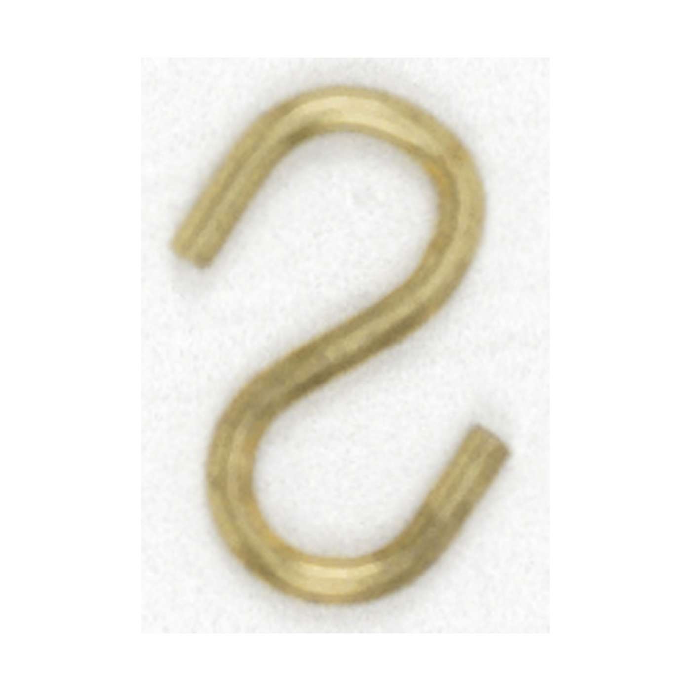 SM "S" HOOK BR PLATED - 90-008