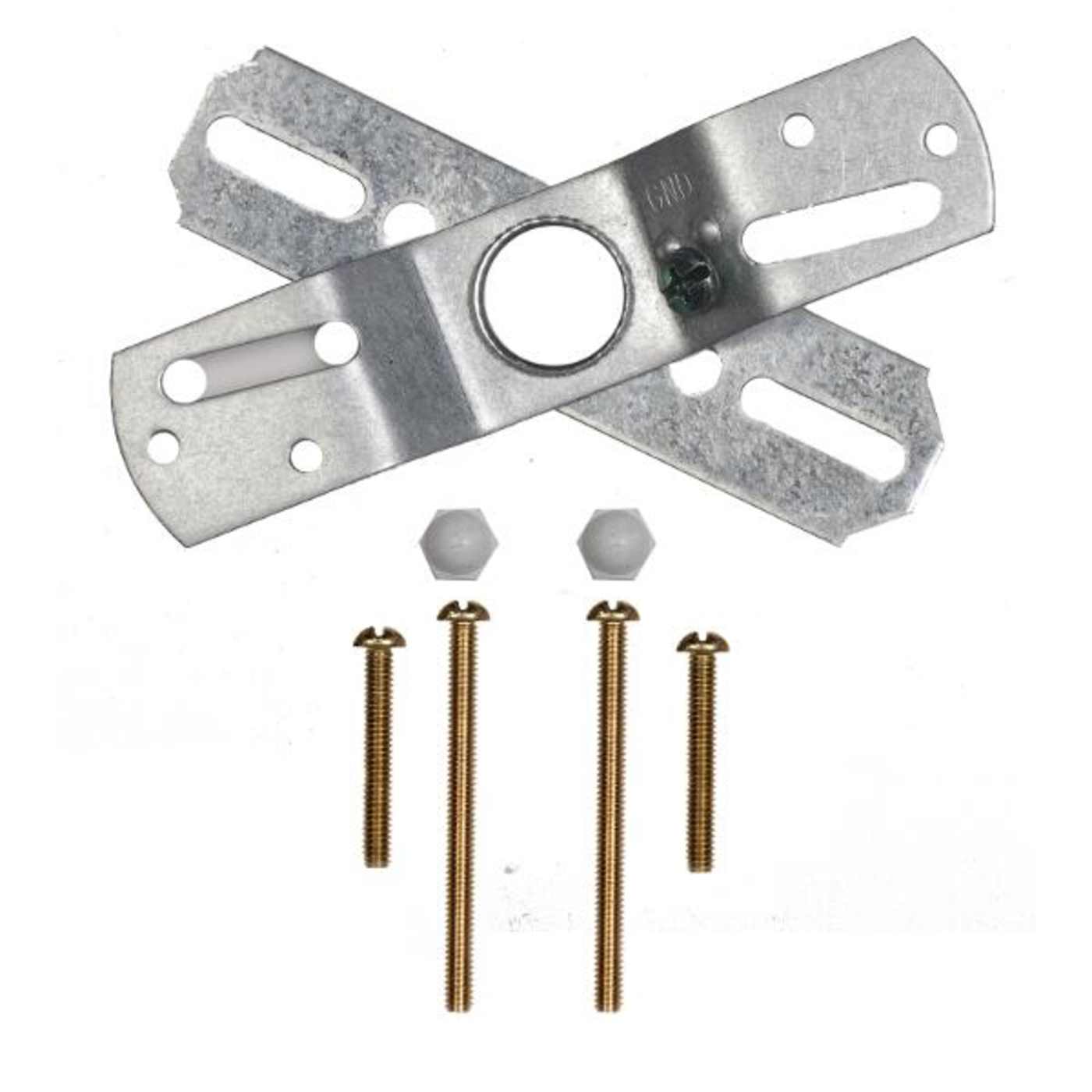 WHT BLANK UP KIT 2 BAR HOLES - 90-0580