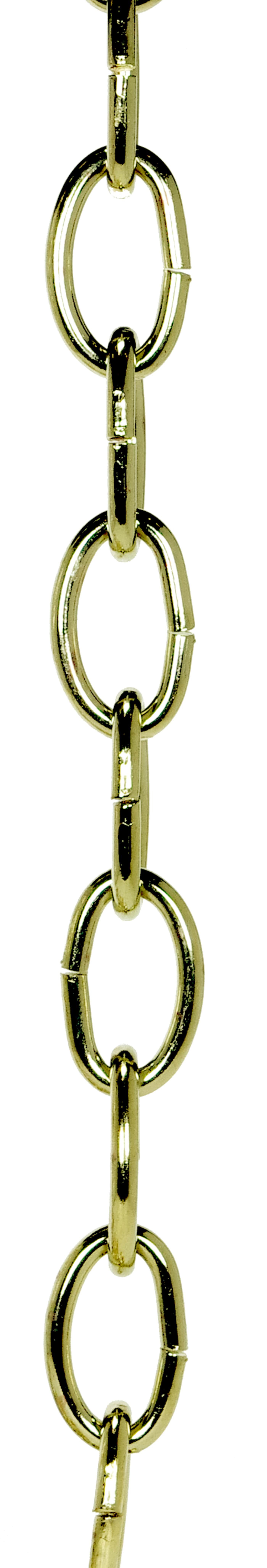 1 YD 4 GA BRASS FIN CHAIN - 90-080