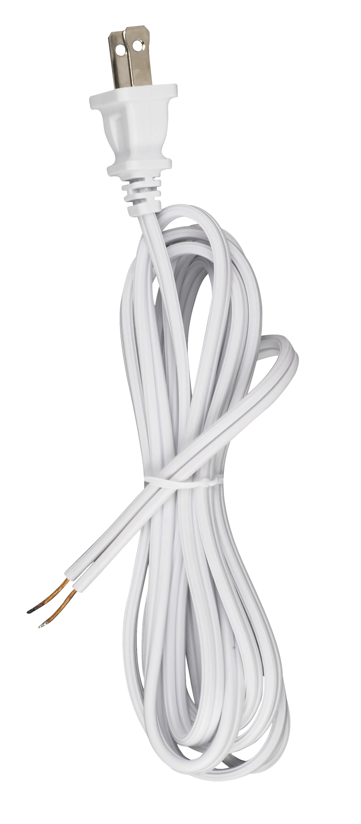 8FT WHT CORD SET W/ MOLDED PLU - 90-100