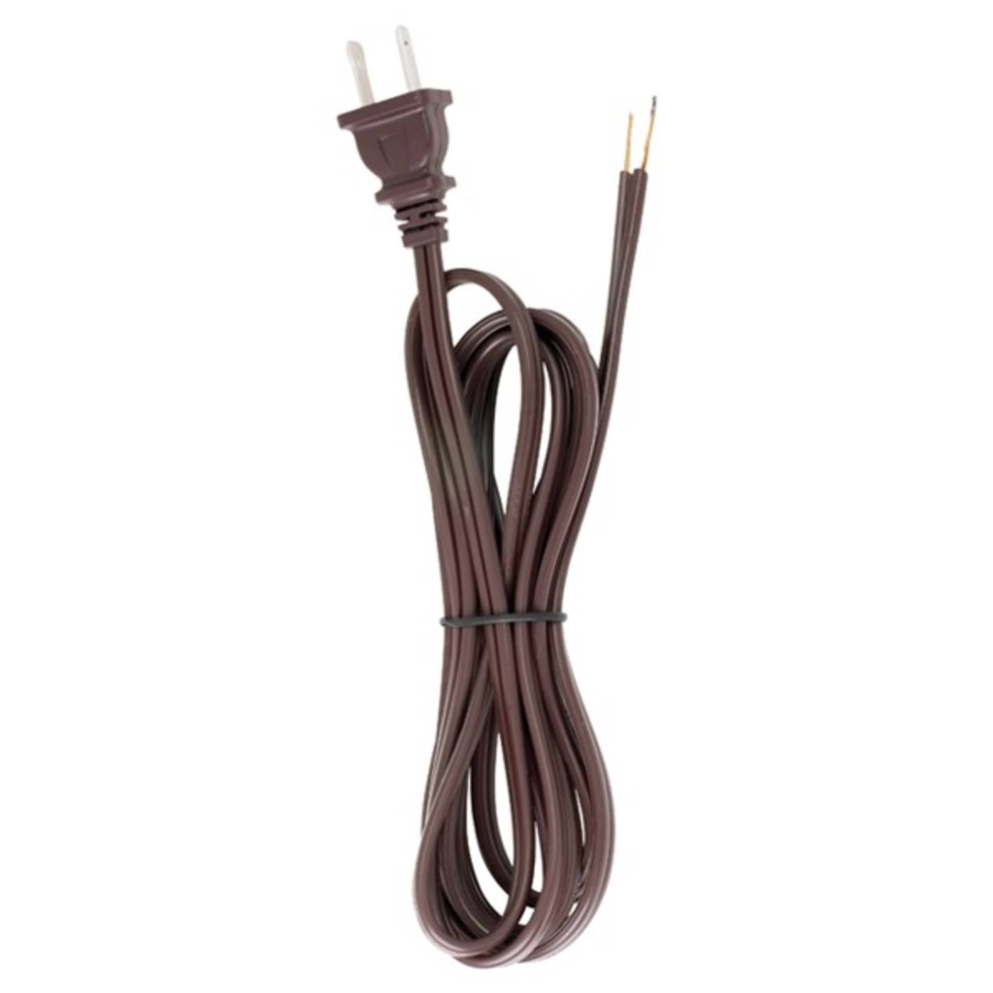 8' BRN CORDSET W/MOLDED PLUG - 90-101