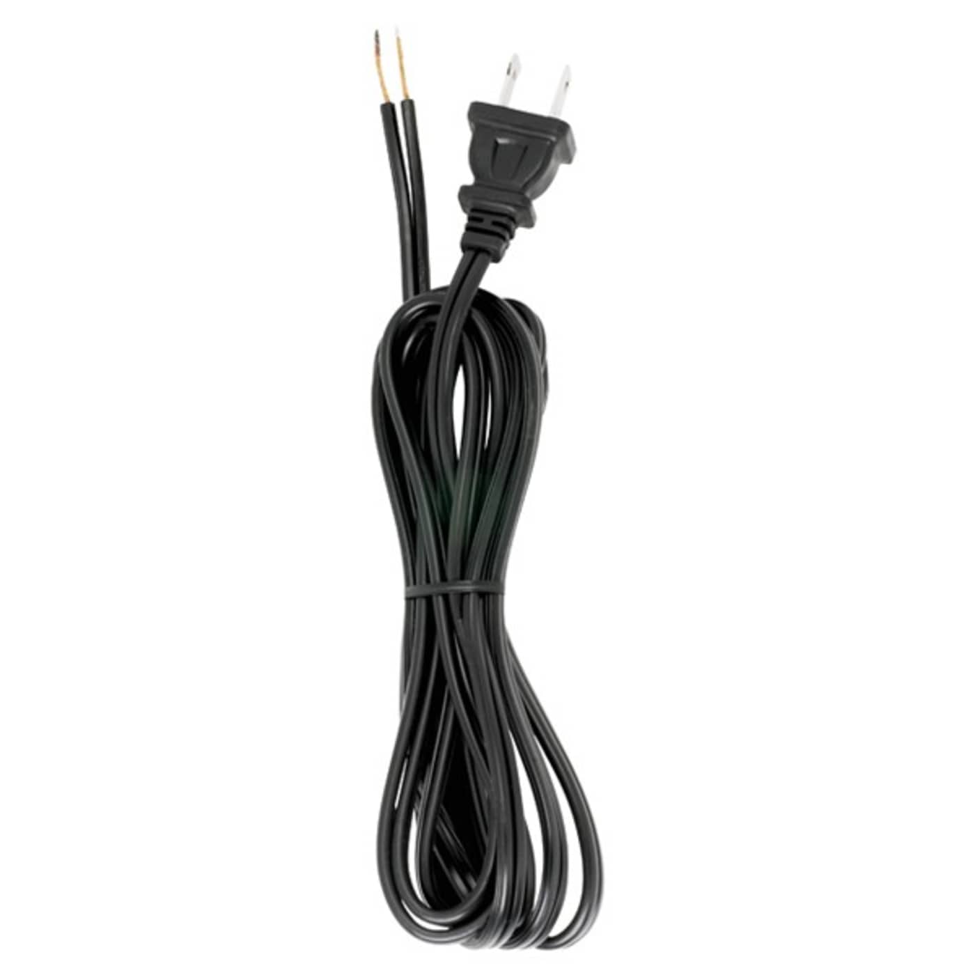8' BLK CORDSET W/MOLDED PLUG - 90-102