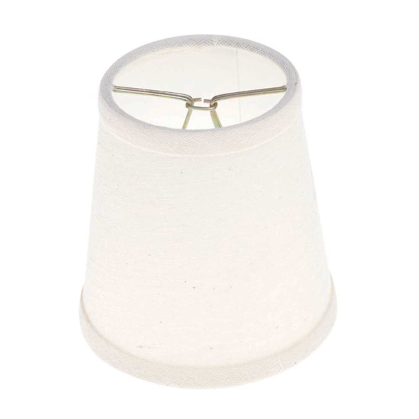 WHITE LINEN ROUND CLIP ON SHAD - 90-1276