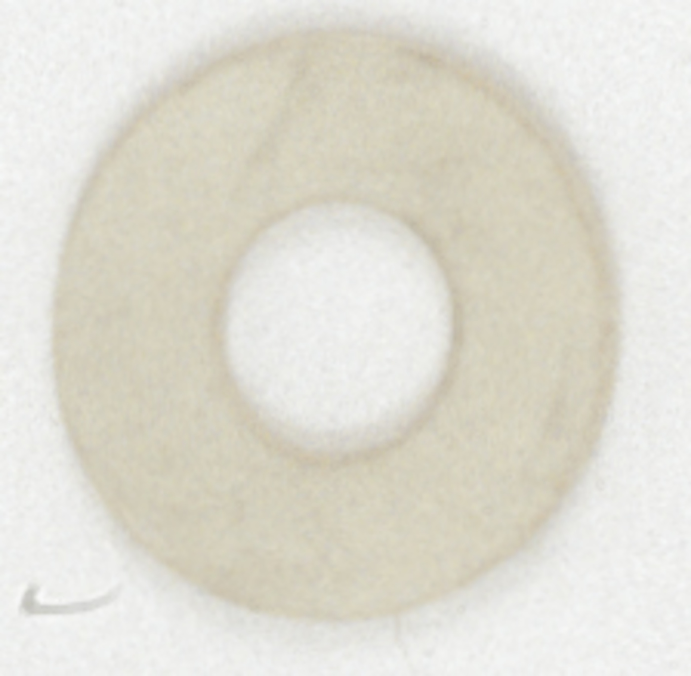 1/8 X 2" WHITE RUBBER WASHER - 90-156
