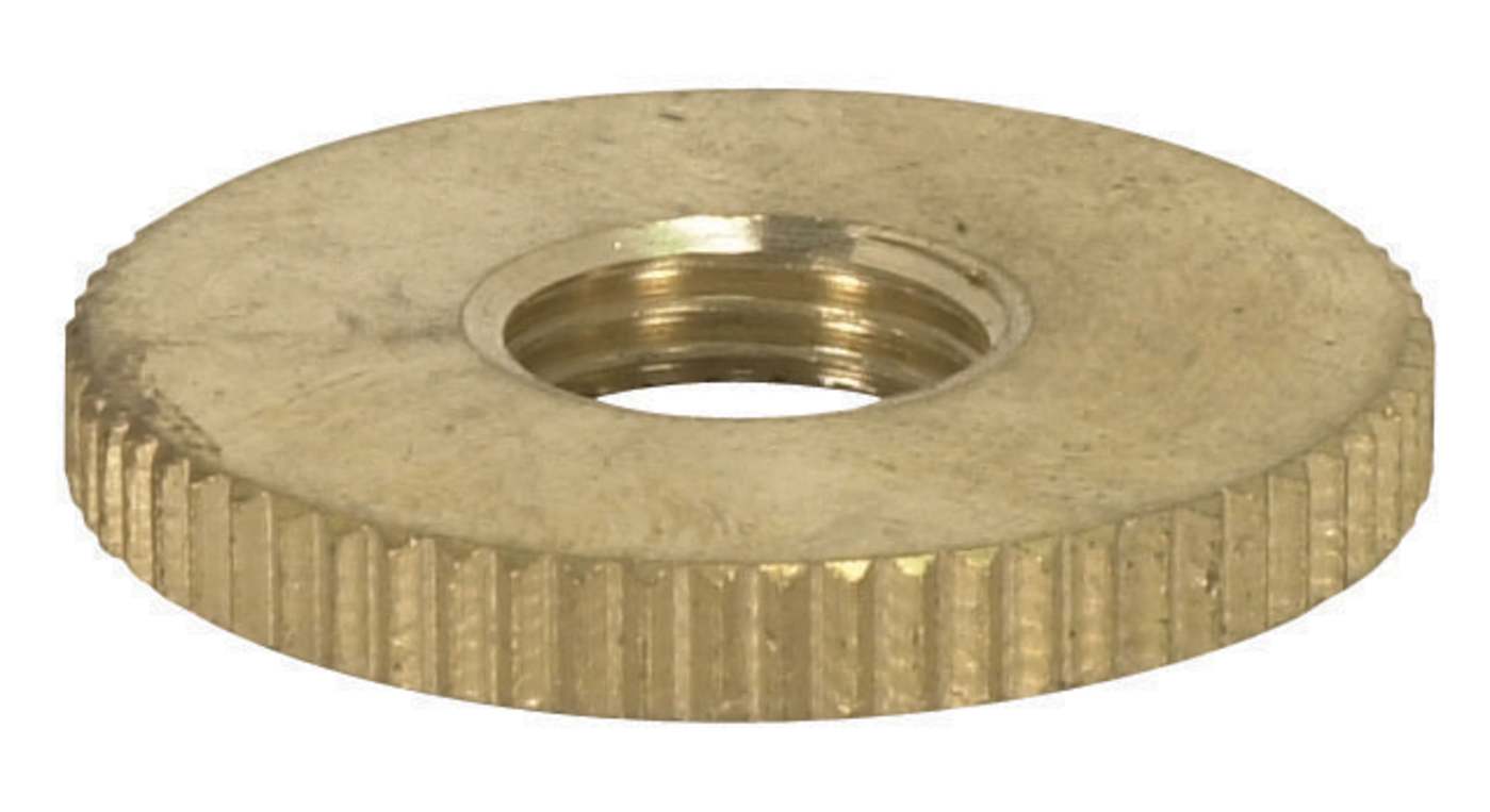 1/8 X 1" BRASS RND KN LOCKNUT - 90-1601