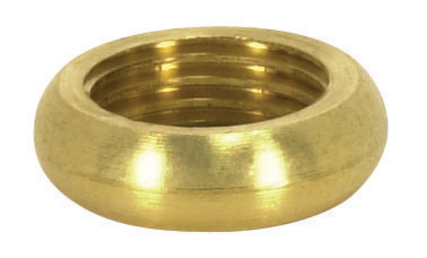 ROUND BEADED LOCKNUT BRASS 1/8 - 90-1634