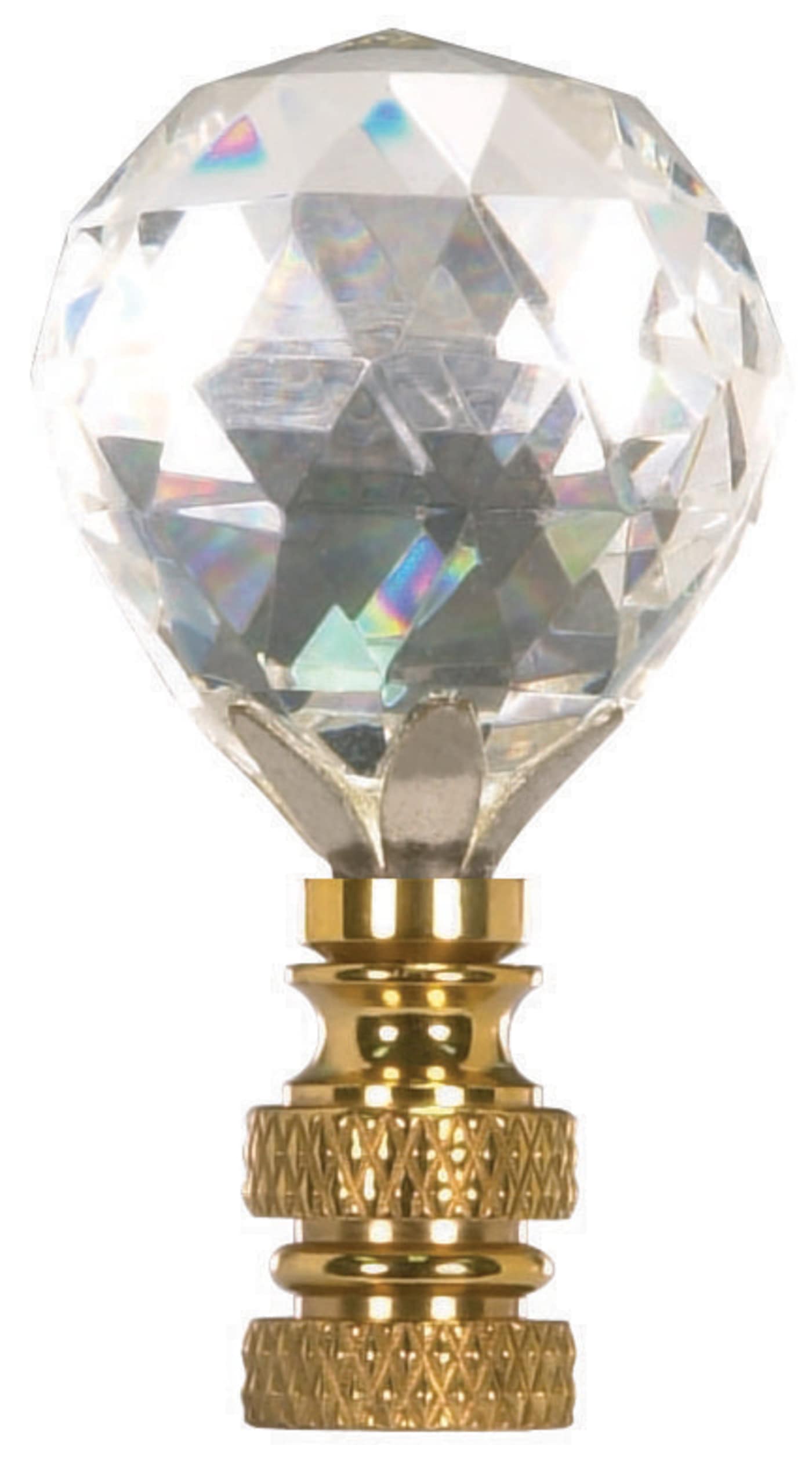 PF8413 BALL CUT CRYSTAL FINIAL - 90-1736