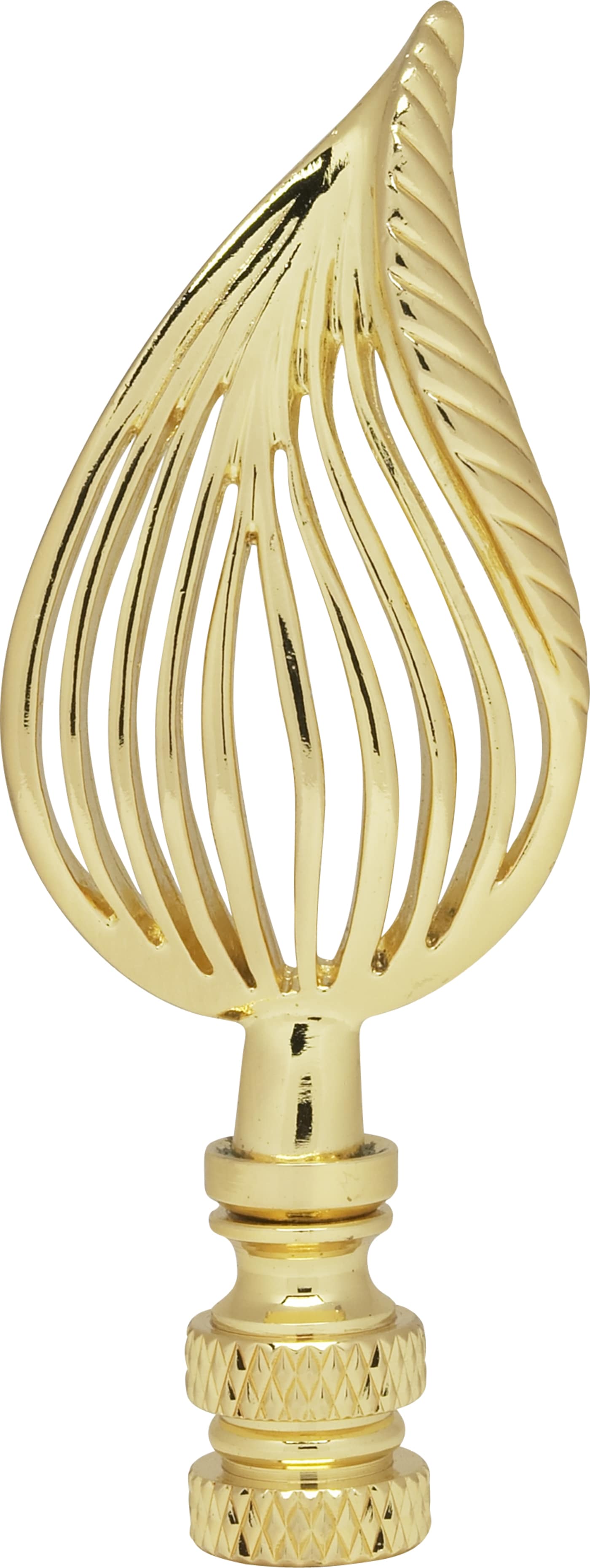 PF8028 LEAF BRASS FINIAL - 90-1743