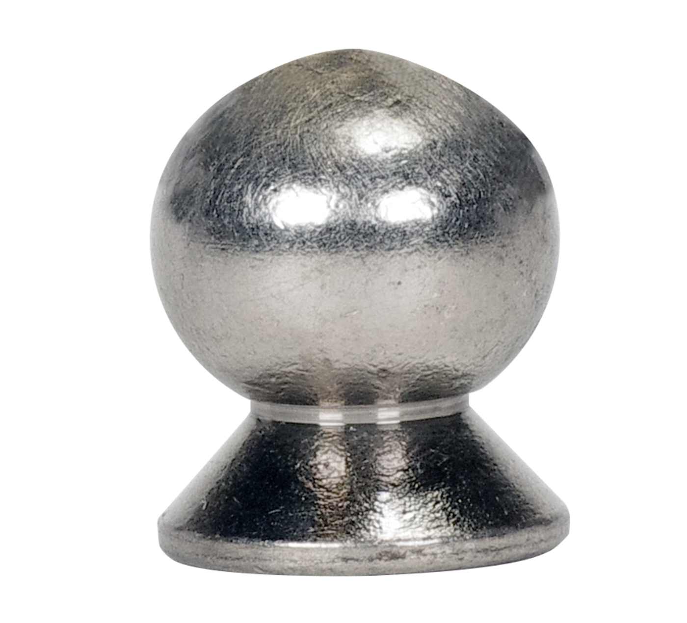 8/32 PEAR KNOB BRUSHED NICKEL - 90-1876