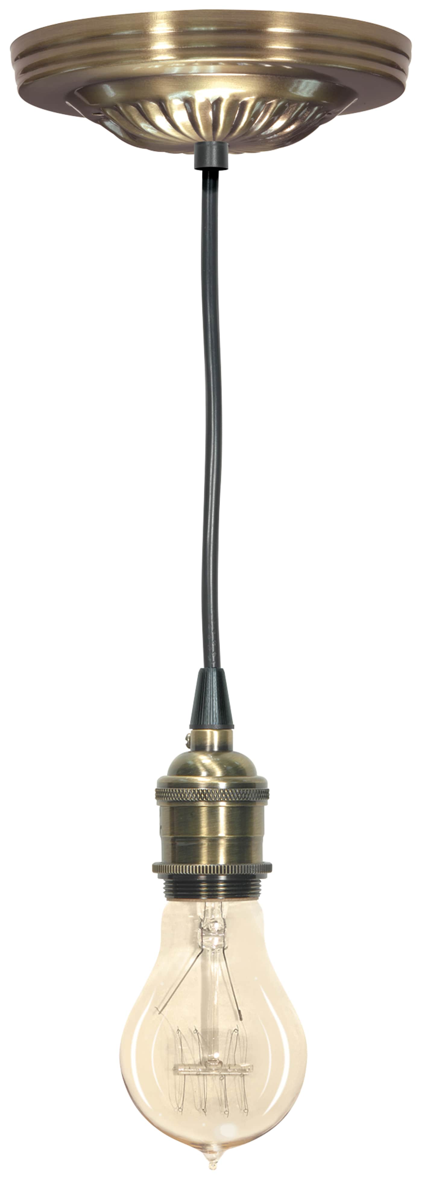 ANT BRASS RIBBED VINTAGE CANOP - 90-1890