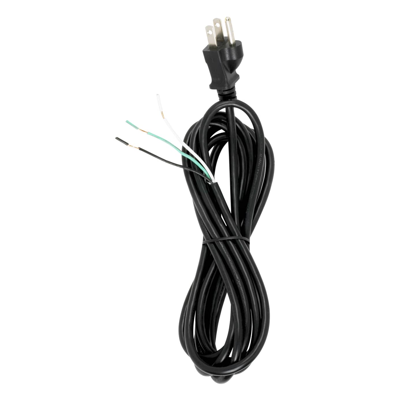 10 FT BLK 18/3 SVT CORD SET W/ - 90-2086