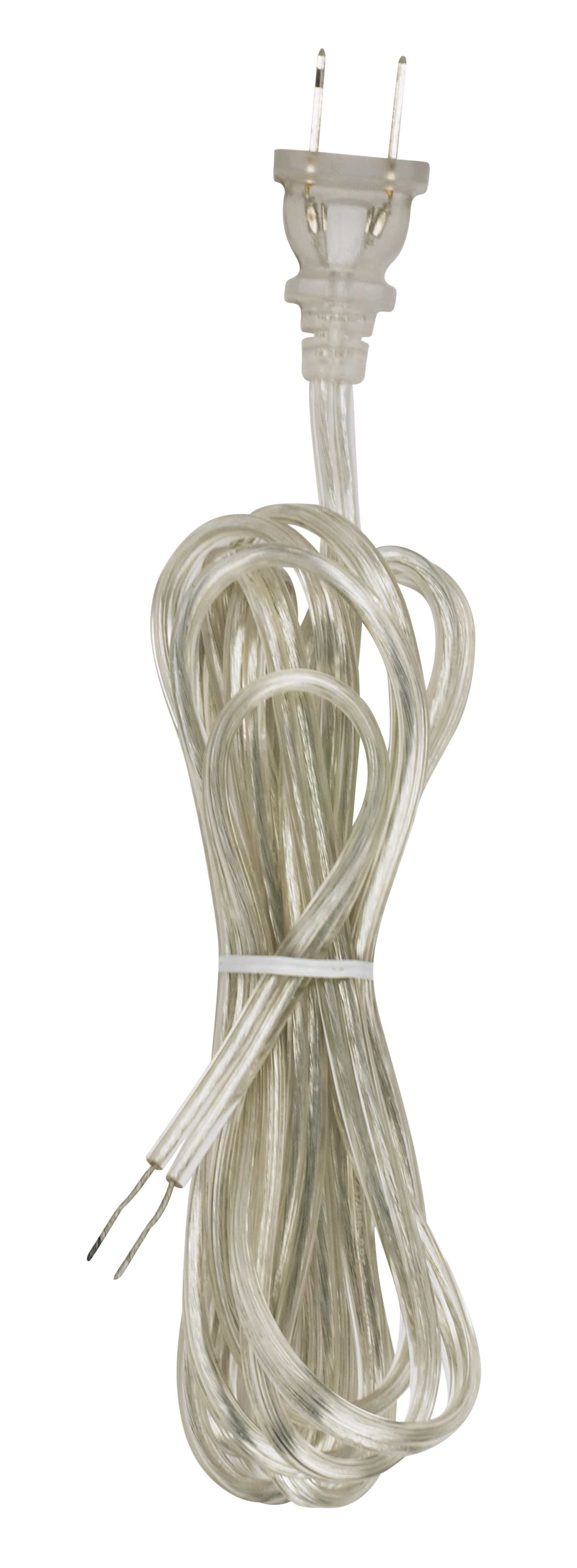 9 FT. SILVER CORD SET 18/2 SPT - 90-2101