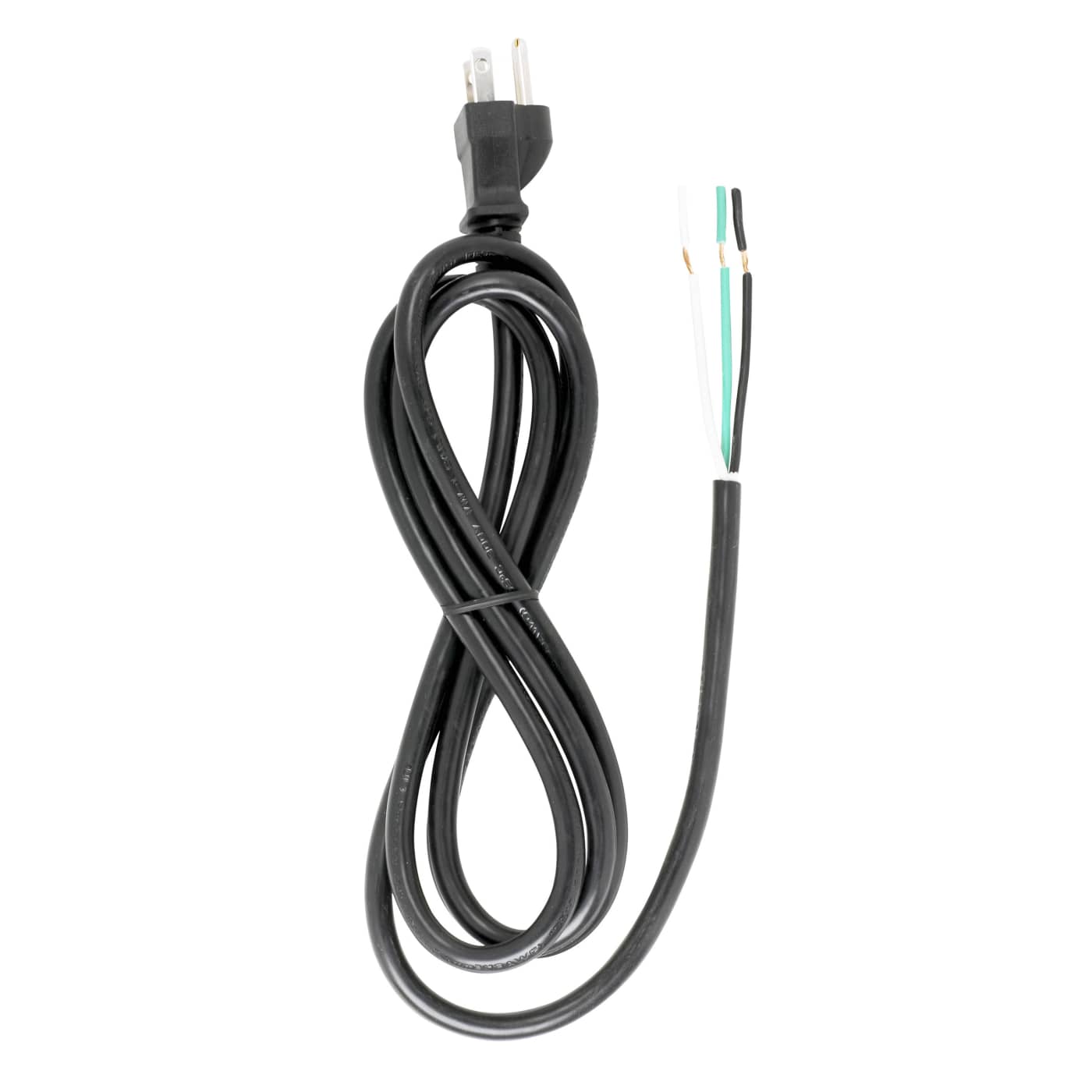 6 FT. BLACK CORD SET 18/3 SJT - 90-2208
