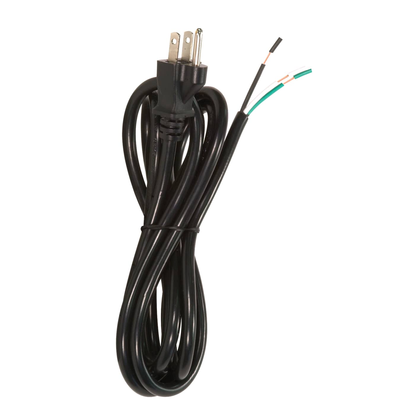 8 FT. BLACK CORD SET 18/3 SJT - 90-2209