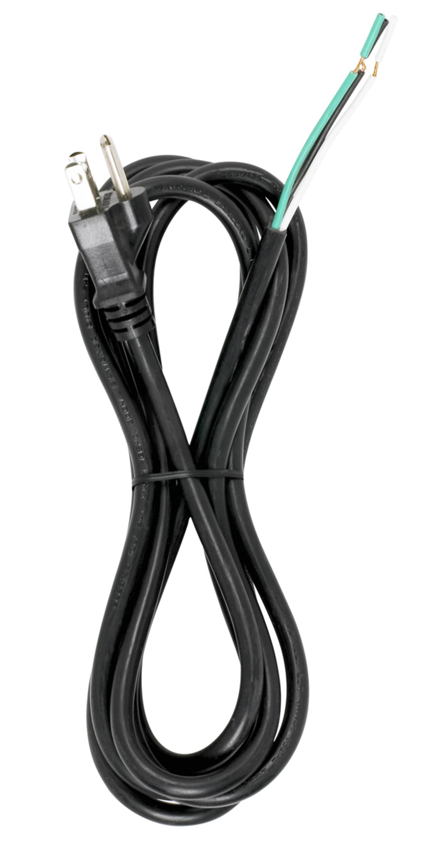 8 FT. BLACK CORD SET 18/3 SJT - 90-2209