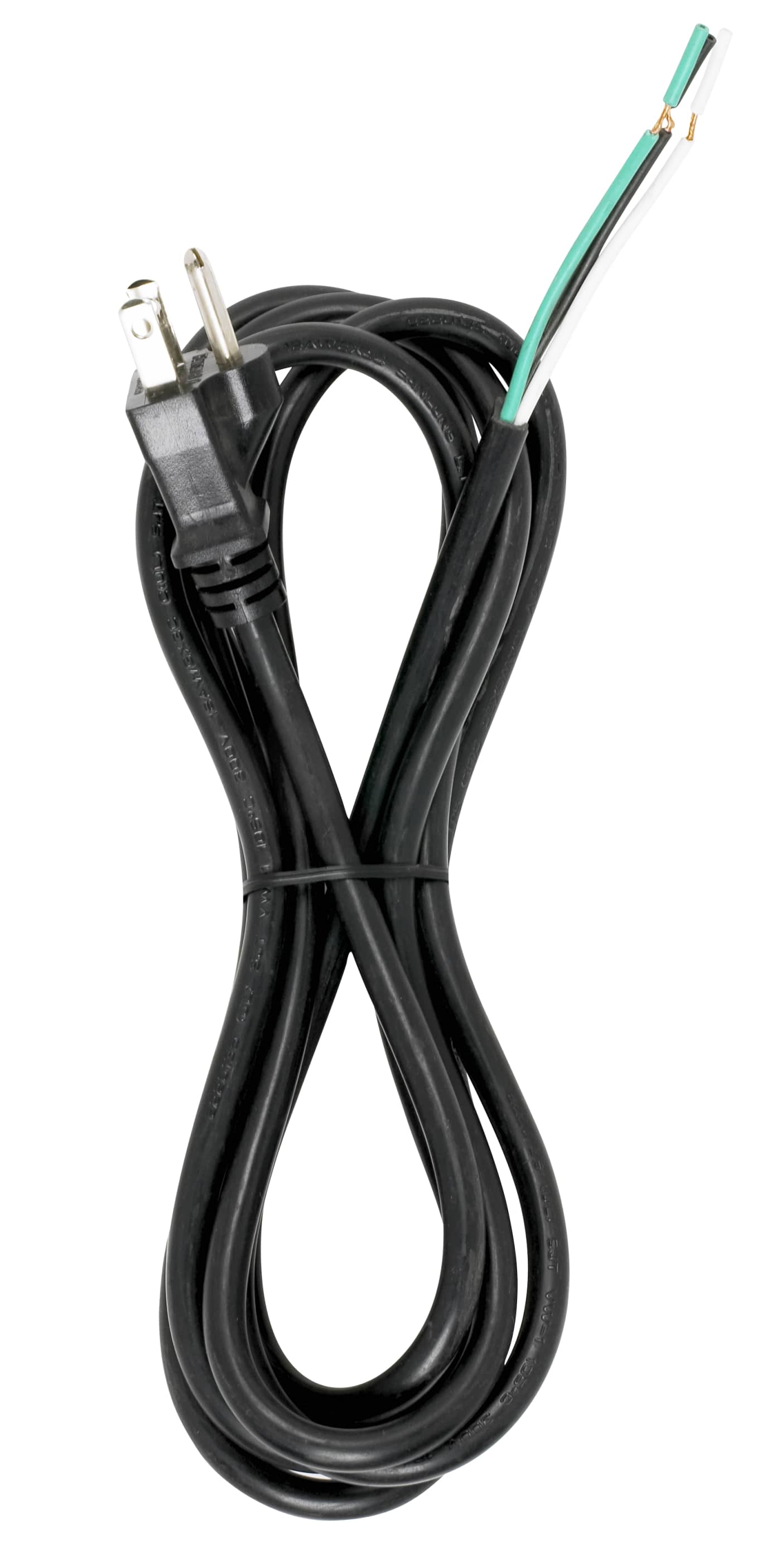 8 FT. BLACK CORD SET 18/3 SJT - 90-2209