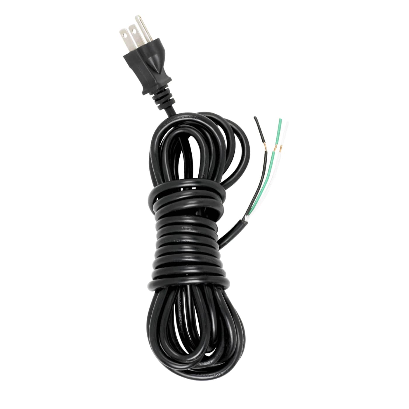 15 FT 18/3 SVT BLACK CORD SET - 90-2243