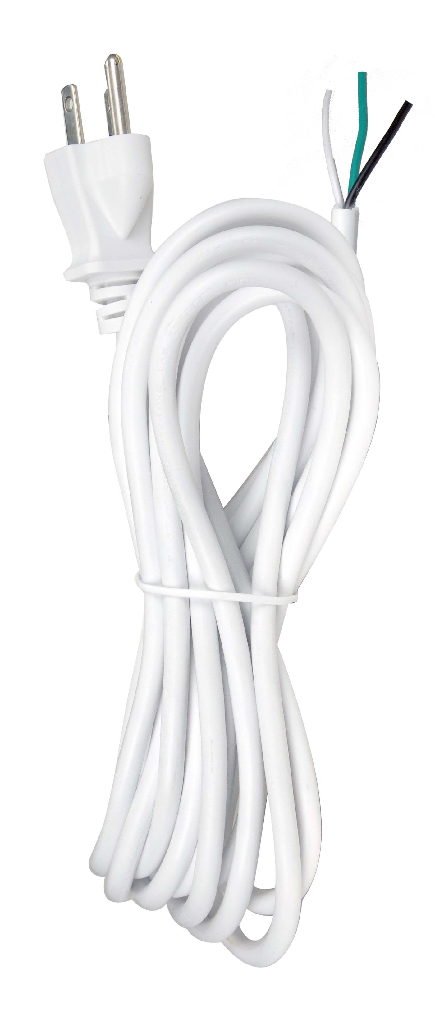 15FT #18/3 SVT105 WHITE CORD - 90-2415