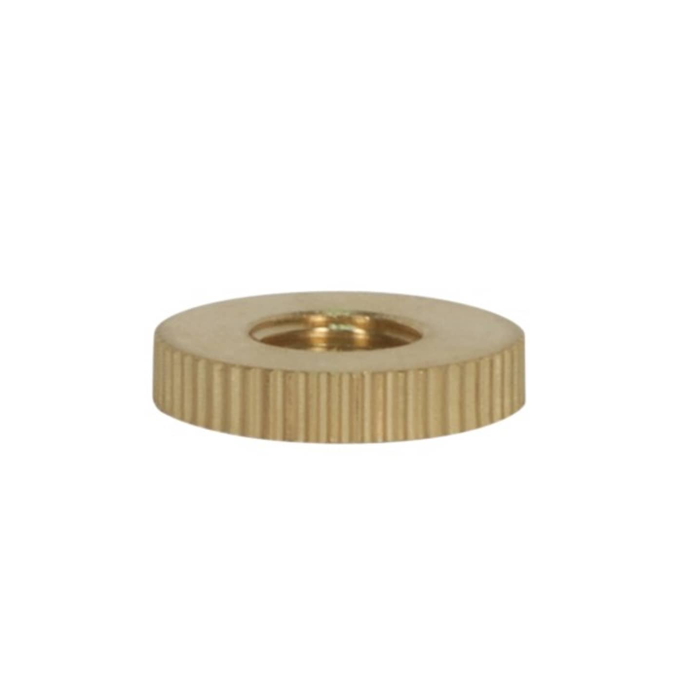 7/8" KNURLED SOLID BRASS CHECK - 90-2439