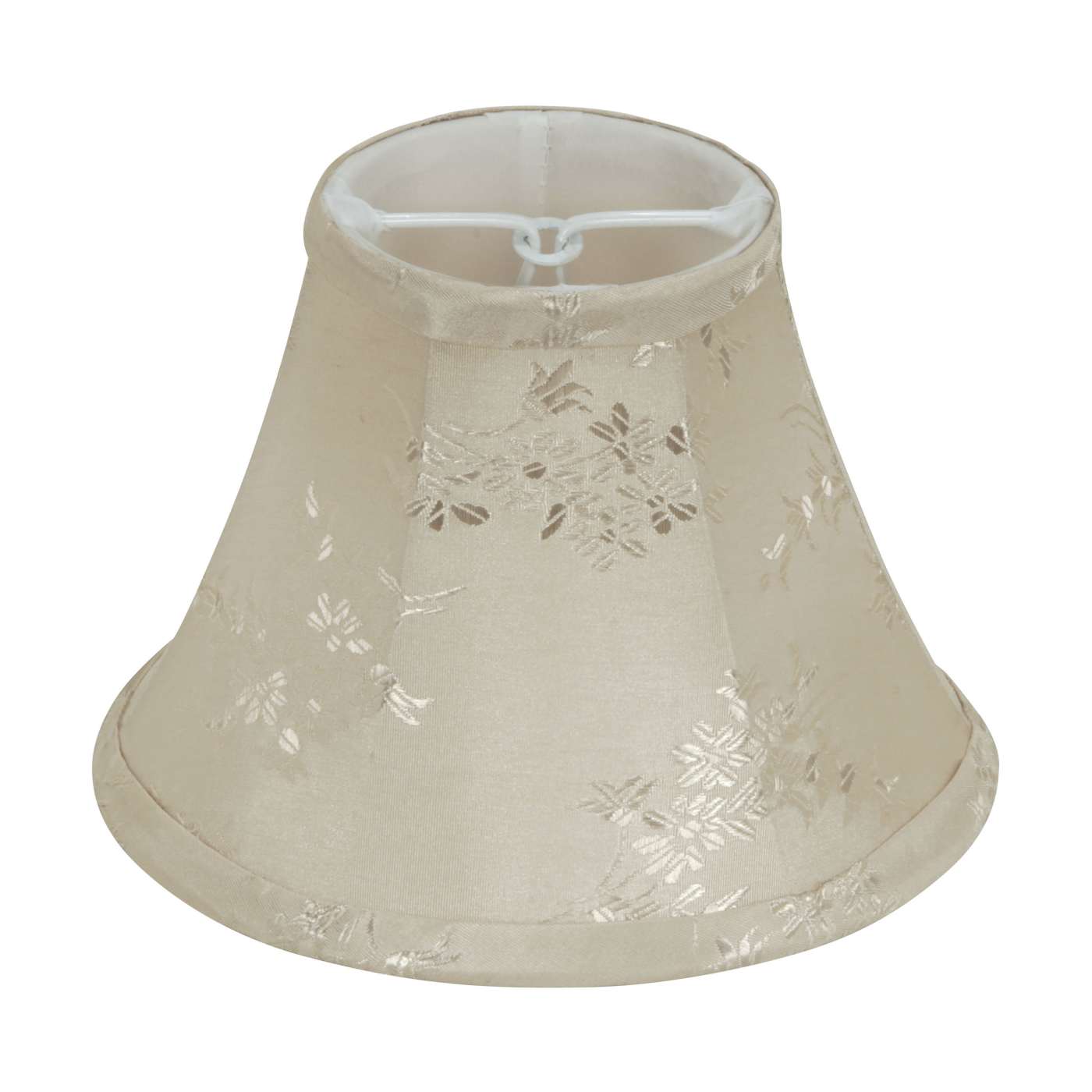 FRENCH BEIGE FLOWER SILK CLIP - 90-2487