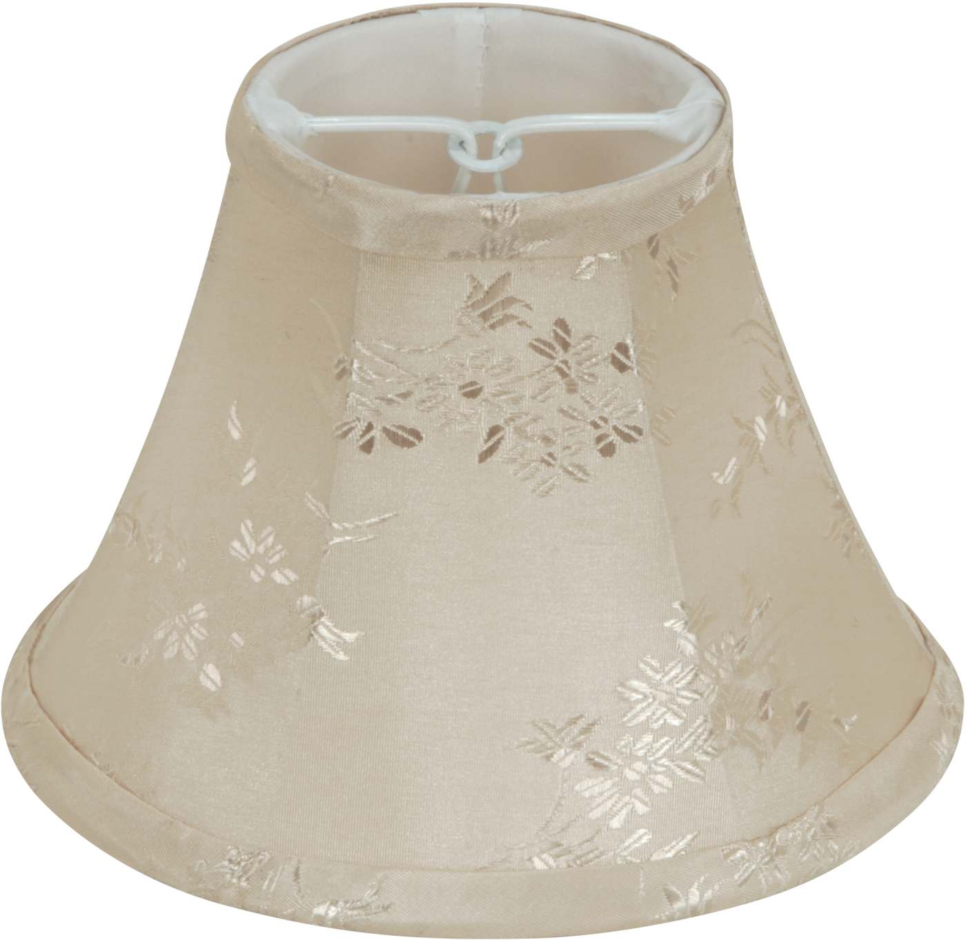 FRENCH BEIGE FLOWER SILK CLIP - 90-2487