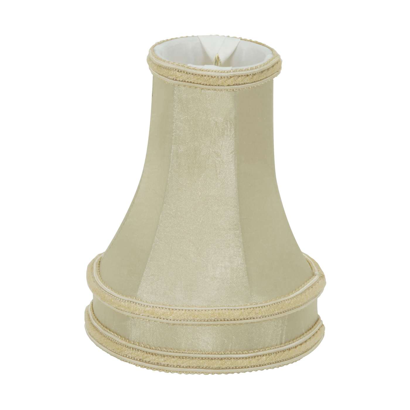 BEIGE LEATHER LOOK CLIP ON - 90-2525