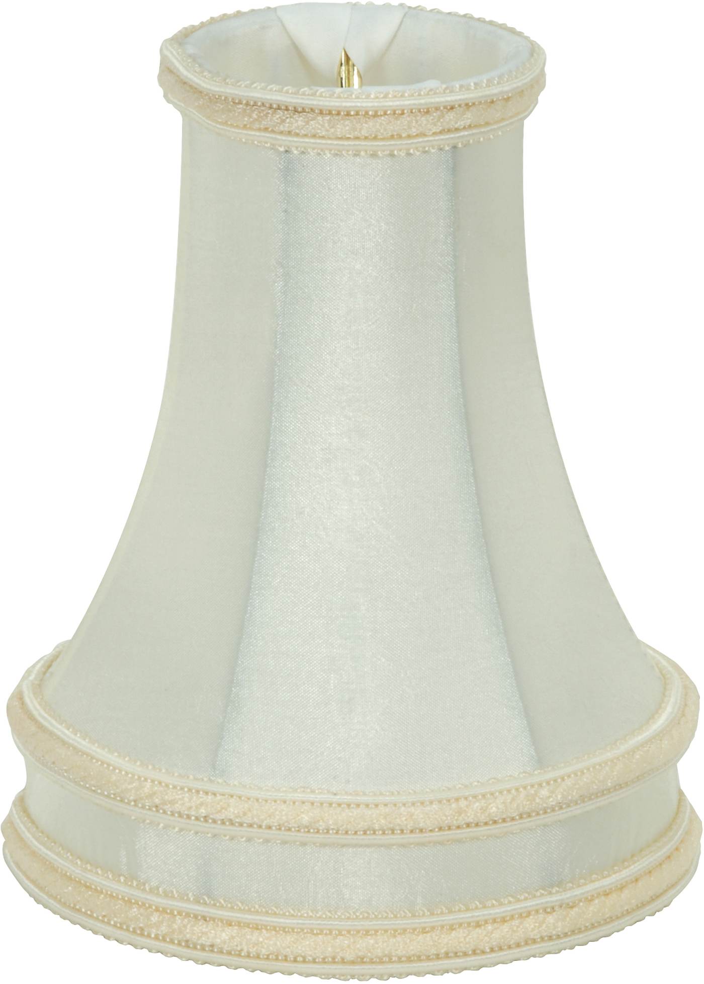 CREAM LEATHER LOOK CLIP OM - 90-2527