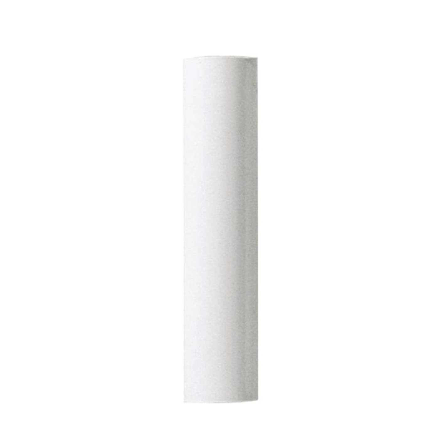 4" WHT PLASTIC EDISON COVER - 90-371