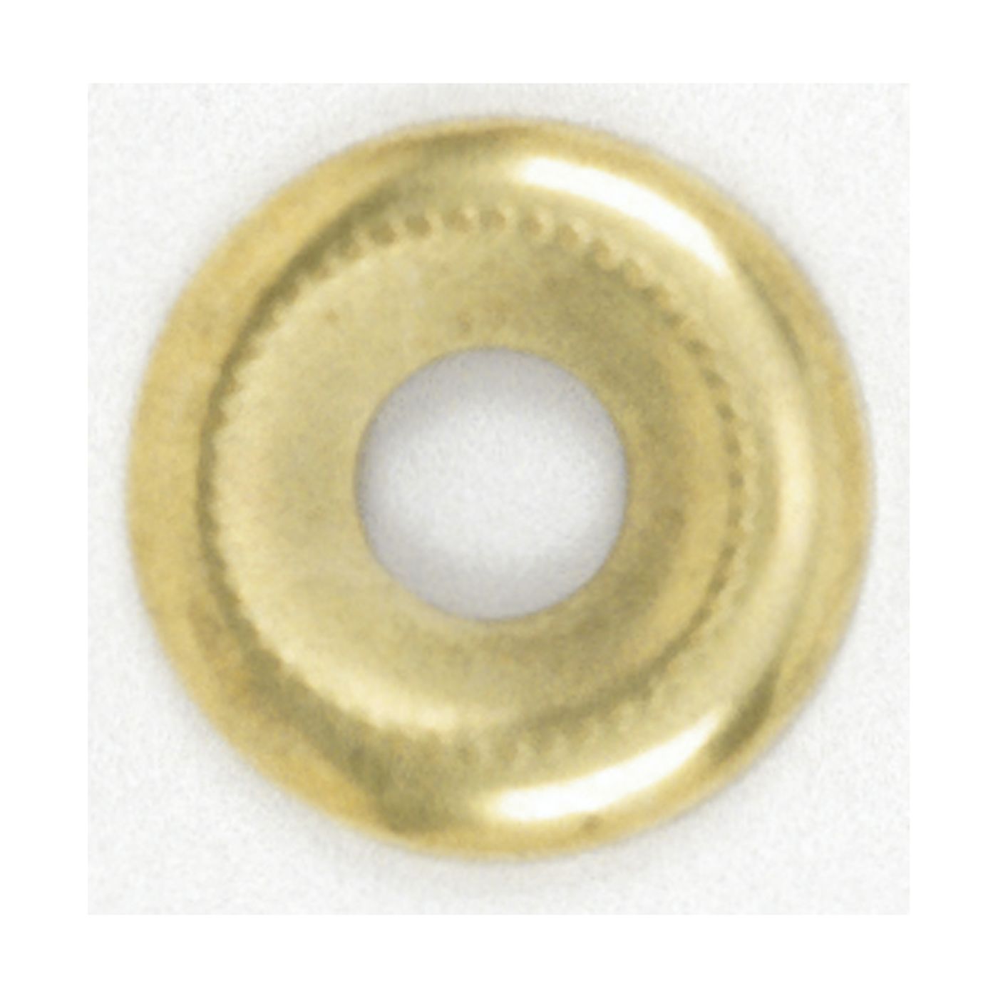 1 1/8 BEADED BRASS PLTD WASHER - 90-388