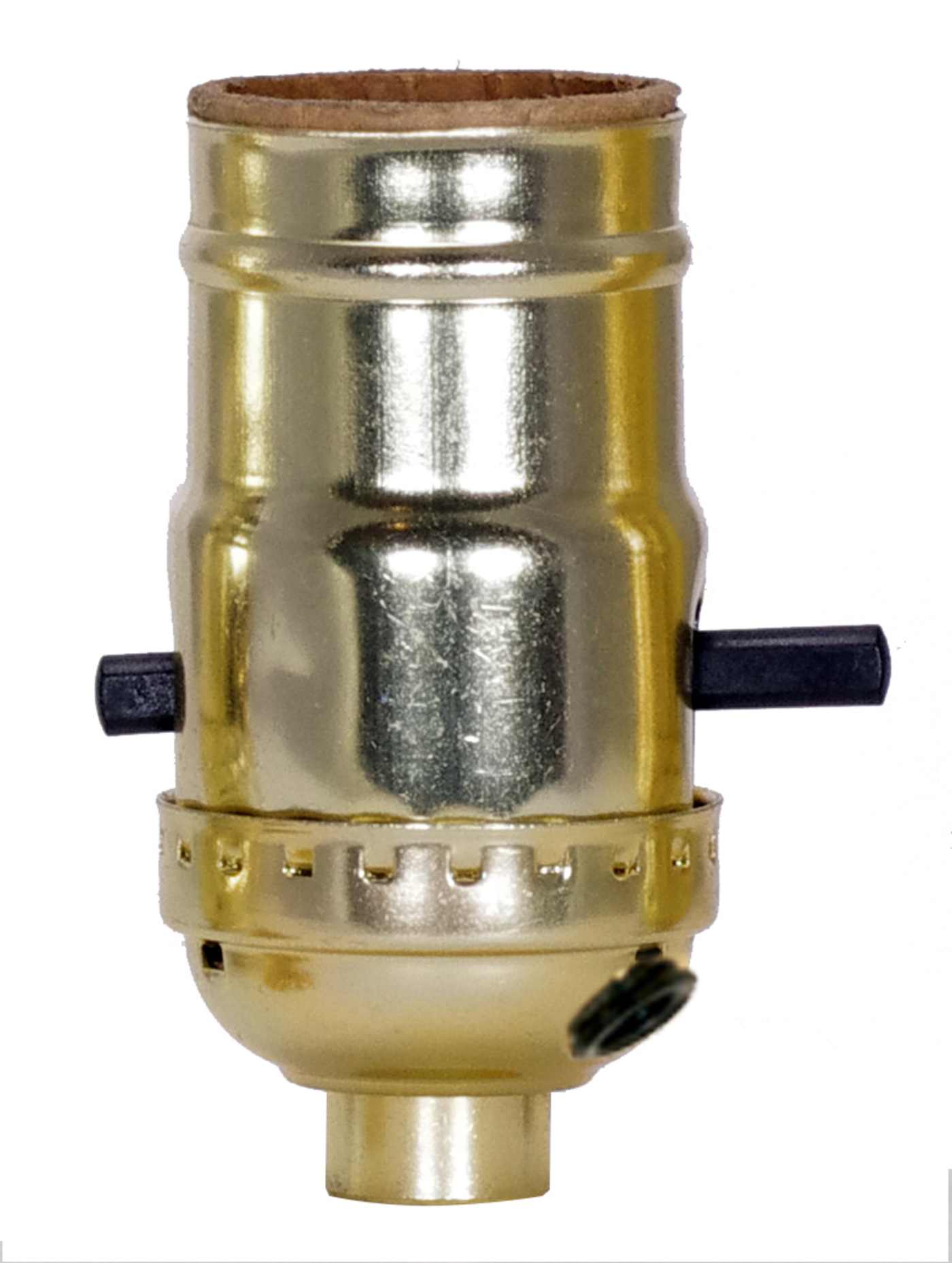 BRITE GILT PUSH THRU MED BASE - 90-418