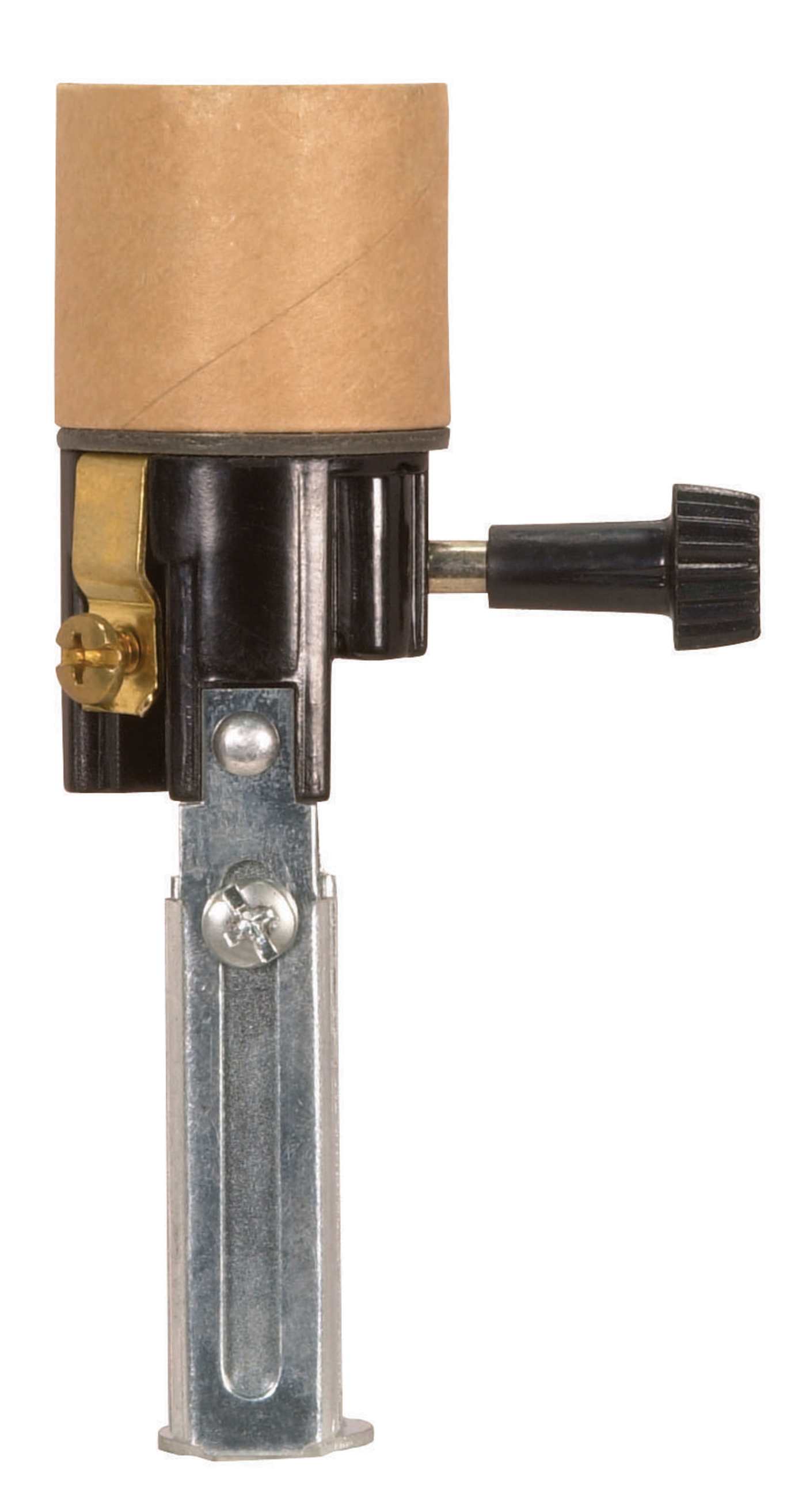 ADJ SOCKET MED BASE W/SWITCH - 90-424