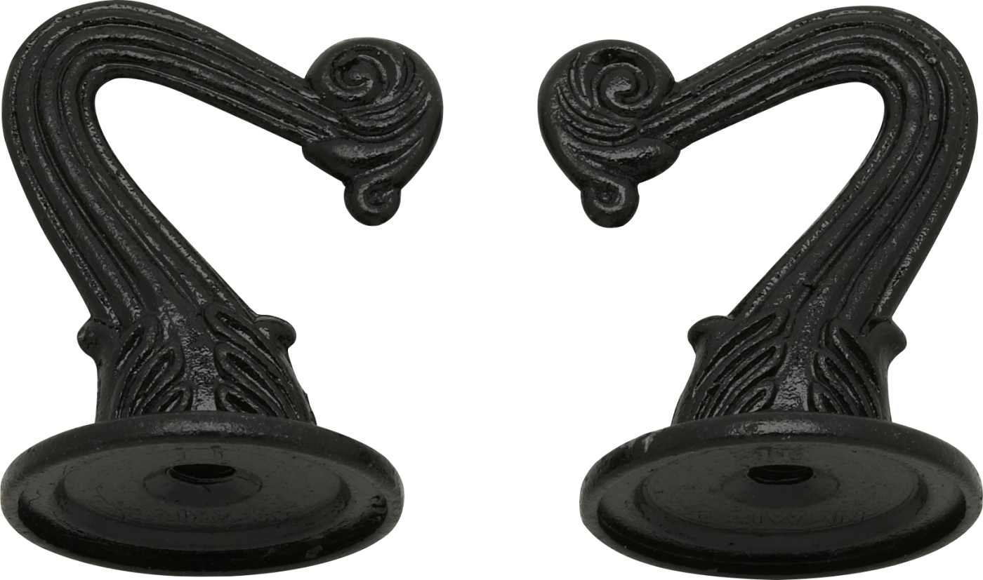 BLK FIN METAL HOOKS & HDWE - 90-452
