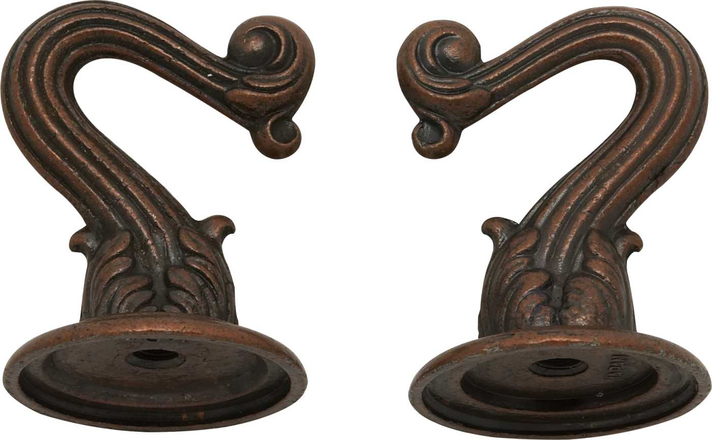 2 ANT COPP FIN HOOKS & HDWE - 90-453