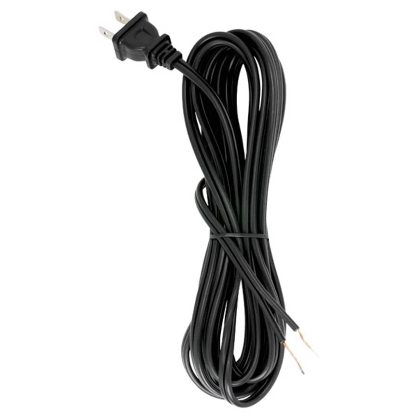 15' BLK SET W/MOLDED PLUG - 90-492