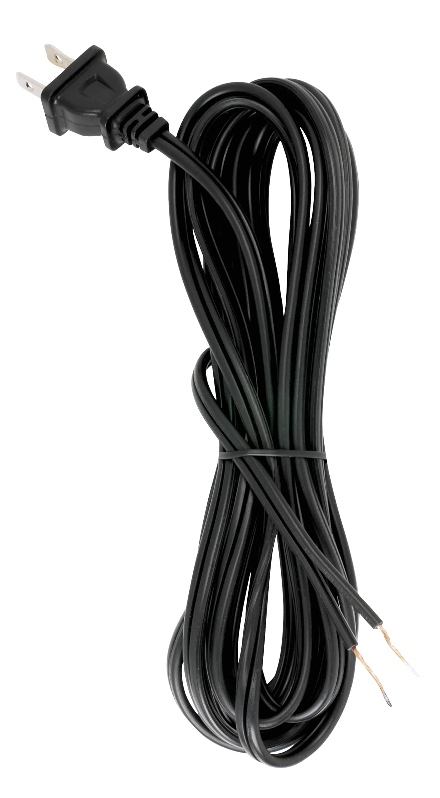 15' BLK SET W/MOLDED PLUG - 90-492