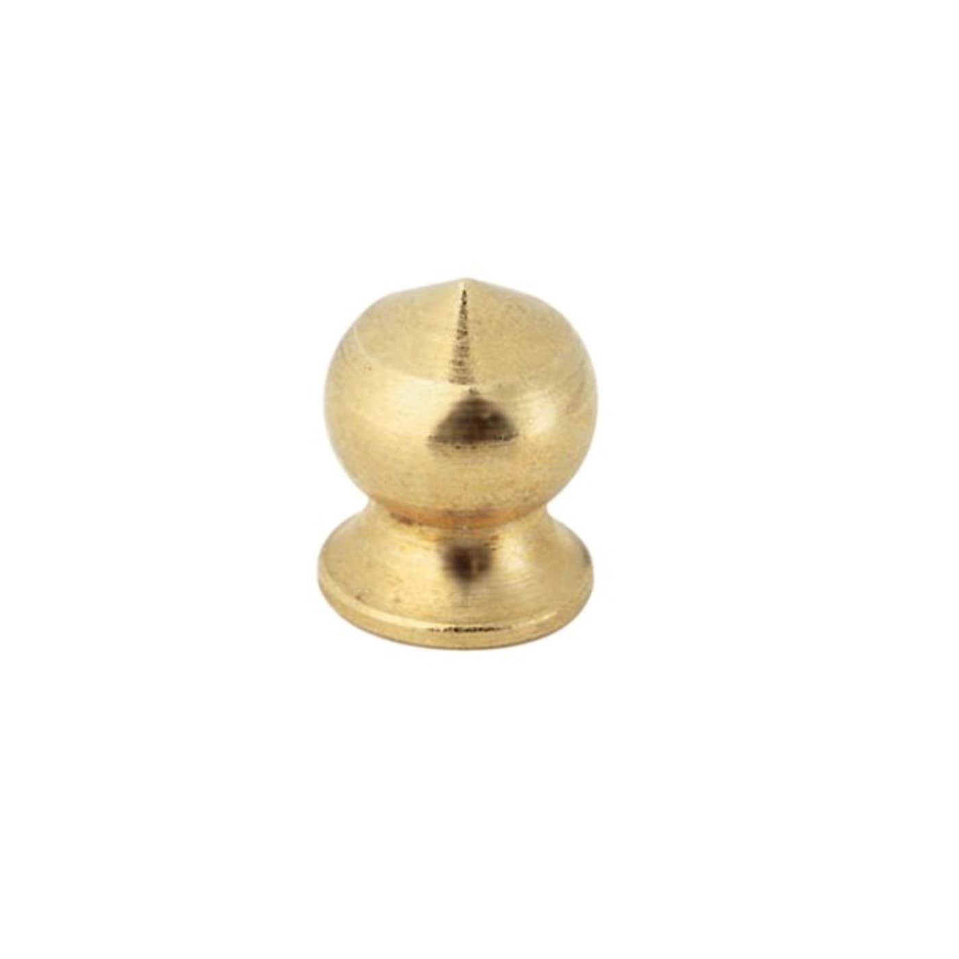 8/32 PEAR KNOB BRASS FINISH - 90-652