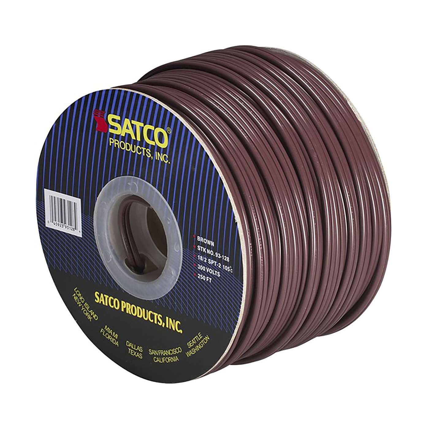 250' SPOOL 18/2-SPT-2 105 BRO - 93-128